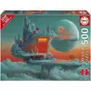 Image de Puzzle - Educa - Planete De Feu Et De Glace - 500 Pieces - 68x48 Cm - A Partir De 10 Ans