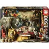 Image de Puzzle - EDUCA - Le Manoir des Animaux - 1500 pièces - 85 x 60 cm - À partir de 15 ans