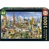 Image de Puzzle - EDUCA - Symboles de lEurope Miniature - 1000 pièces - 625 x 30 cm - À partir de 12 ans