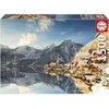 Image de Puzzle - Educa - Hallstatt Hiver - 1500 Pieces - Paysage - 85 X 60 Cm - Adulte