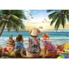 Image de Educa Puzzle Chiens Plage 1000 Pièces Puzzle Adultes
