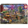 Image de Puzzle - EDUCA - Vélos à Amsterdam - 6000 pièces - 156 x 107 cm - À partir de 15 ans