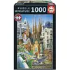 Image de Puzzle - Educa - Gaudí, Collage Miniature - 1000 Pieces