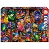 Image de Puzzle 2000 Pièces Rêves En Bocal Fantasy Carton Multicolore Educa