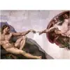 Image de Educa Puzzle The Creation Of Adam Michelangelo 1000 Pièces Adultes