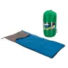 Image de Sac de Couchage - Polyester - 190 x 75 cm - Bleu - Enfant - Camping - Rectangulaire
