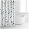 Image de Rideau De Douche Polyester Blanc/bleu 180x200 Cm Rayen
