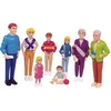 Image de Jouet éducatif - MINILAND - MINILAND 27395 - Set de 8 personnages - Famille européenne