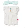 Image de Vêtement pour poupée 38 cm : Barboteuse blanche