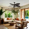 Image de GRANADA Ventilateur de plafond sans lumière marron Ø138