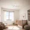 Image de HYBRID MINI Ventilateur de Plafond Blanc/Pin Ø90 cm