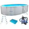 Image de Piscine Hors-sol Acier Toi Magnum Compact Ovale 550x366x132cm Filtre 3.6mh-3
