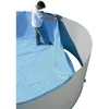 Image de Liner pour Piscine hors sol ovale en PVC TOI - 640x366x132cm - Bleu - Epaisseur 060mm - Protection anti-UV