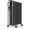 Image de Taurus Agadir Öl-radiator 2500 W Na Intérieure Noir 250 W Chauffage Électrique À Bain D’huile