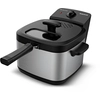 Image de Taurus Fry Solution Unique 1,5 L Autonome 2000 W Friteuse Noir, Acier Inoxydable