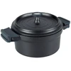 Image de Cocotte Fundicion Ronde En Fonte D 20 Cm Noir