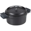 Image de Cocotte Fundicion ronde en fonte - D: 24 cm - noir