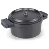 Image de Cocotte Noire Ronde Alu Fondu 28 Cm Lacor - 25929