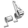 Image de Moulin Rape 2 Tambours Inox Lacor - 60335