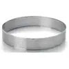 Image de Cercle À Tarte Perforé Inox 24 Cm Hauteur 3,5 Cm Lacor