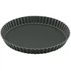 Image de Moule à tarte fond amovible - LACOR - 24 cm - Aluminium - Antiadhésif - Démoulage facile