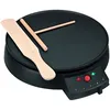 Image de Crêpière électrique - Lacor - Noir - 1000 W - Antiadhésif - 30 cm de diamètre