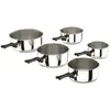 Image de Batterie de 5 casseroles en inox Estudio - D: 12 cm à D: 20 cm
