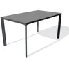 Image de Table de jardin MEET (160x90 cm) en aluminium laqué et peinture Epoxy - GRIS ANTHRACITE