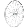 Image de Roue arrière jante cyber 10 aluminium blocage acier Gurpil - argenté - 24