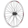 Image de Roue arrière pour VTT Gurpil 8 vitesses à disque et cassette - noir - 26 pouces