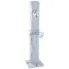 Image de Fontaine de jardin imitation pierre de granit clair - NO NAME - Bleu - Hauteur 1m - Base 13x13cm