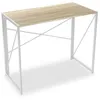 Image de Bureau Versa Blanc Bois Métal 45 X 74 X 90 Cm Pliable