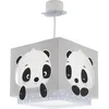 Image de Lampe à suspension enfant - Dalber - Panda - Bleu - L 24 cm - H 21 5 cm - LED