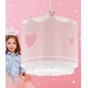 Image de Dalber Lustre et lampe suspension enfant Little Queen couronne et coeurs enfants