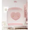 Image de Dalber Lustre et lampe suspension enfant Baby Dreams Coeur rose enfants