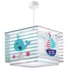 Image de Lustre suspension chambre enfant petit marin - bleu