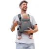Image de Porte-Bébé Ergonomique Jané Dual Gris - 3 Positions Respirant et Rembourré