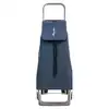 Image de Poussette De Marché Jet Tweed Polypropylène Bleu Marine 35x30x97,5 Cm Rolser