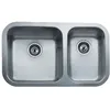 Image de Cuve sous plan 2 bacs Inox Lisse