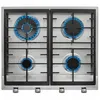 Image de Plaque au gaz Teka 219324 9550W 60 cm Acier inoxydable Noir