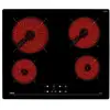 Image de Teka tb 6415 noir intégré 60 cm céramique 4 zone(s)