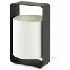 Image de Lampe de Table Noir Abat-Jour Beige E27 20W -Lu...