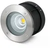 Image de Spot encastré extérieur - Faro - Suria - Gris - Acier inoxydable - 12W - LED intégrée