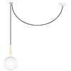Image de Suspension - FARO BARCELONA - MINE - Métal/Bois/Verre - Blanc - Ø185 cm