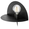 Image de NIT - Applique murale étagère Noir L40cm