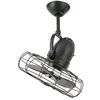 Image de Ventilateur de plafond - Lorefar - KEIKI - Vintage - Marron Foncé - 43 cm - 3 vitesses