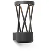 Image de Applique LED - FARO - TWIST - Gris foncé - 10W - IP65 - Aluminium