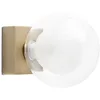 Image de Applique murale ou Plafonnier - Faro - Perla - Métal/Verre Ø12cm - IP44 - 6W LED