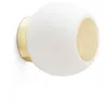 Image de Applique ou Plafonnier LED - FARO - Moy Led - Ø 13cm - Métal et Verre Opalin - IP44