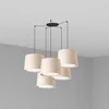 Image de Lampe À Suspension Conga 5l Beige